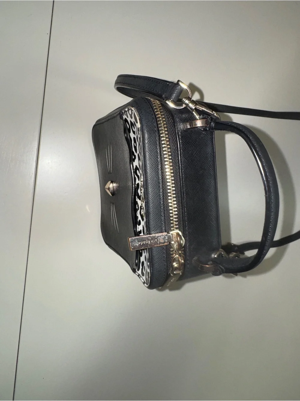 Kate Spade New York Daisy Vanity Meow Crossbody Bag